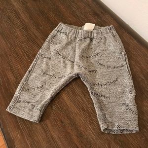 ZARA Baby Boy Pants with Text
